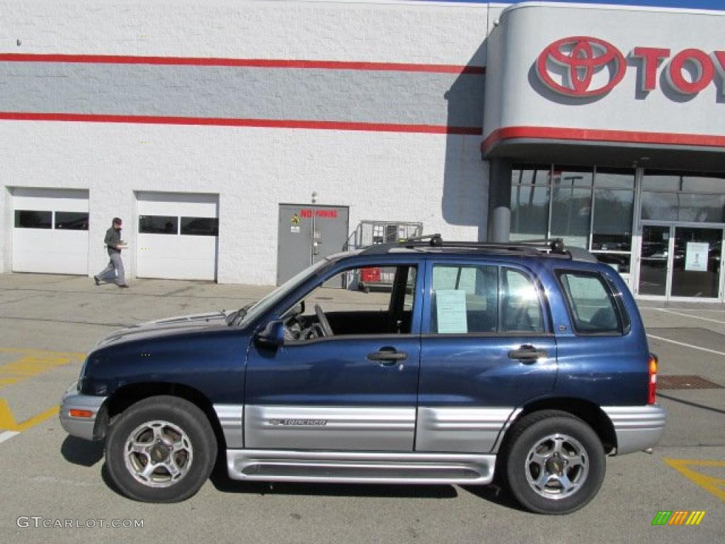 2001 Tracker LT Hardtop 4WD - Dark Blue Metallic / Medium Gray photo #2