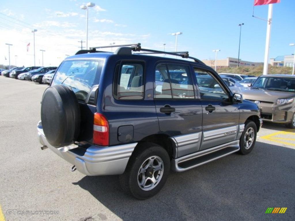 2001 Tracker LT Hardtop 4WD - Dark Blue Metallic / Medium Gray photo #6