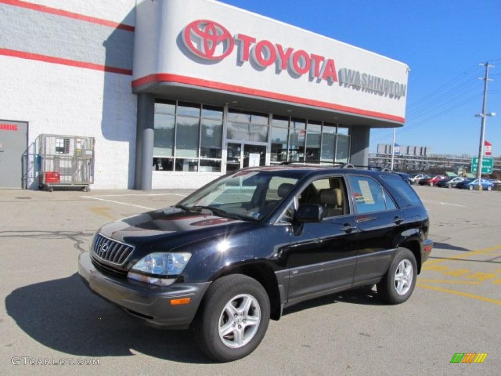 2001 RX 300 AWD - Black Onyx / Ivory photo #1