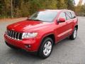 2011 Inferno Red Crystal Pearl Jeep Grand Cherokee Laredo X Package 4x4  photo #1