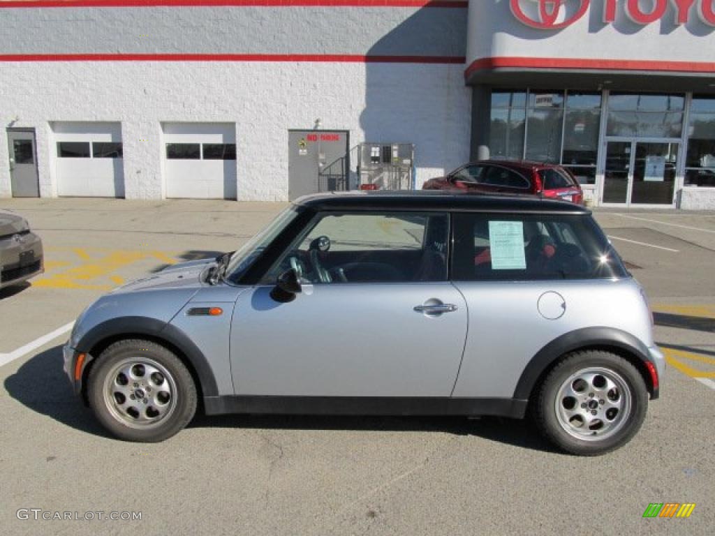 Pure Silver Metallic 2002 Mini Cooper Hardtop Exterior Photo #39185007