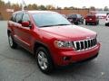 2011 Inferno Red Crystal Pearl Jeep Grand Cherokee Laredo X Package 4x4  photo #5