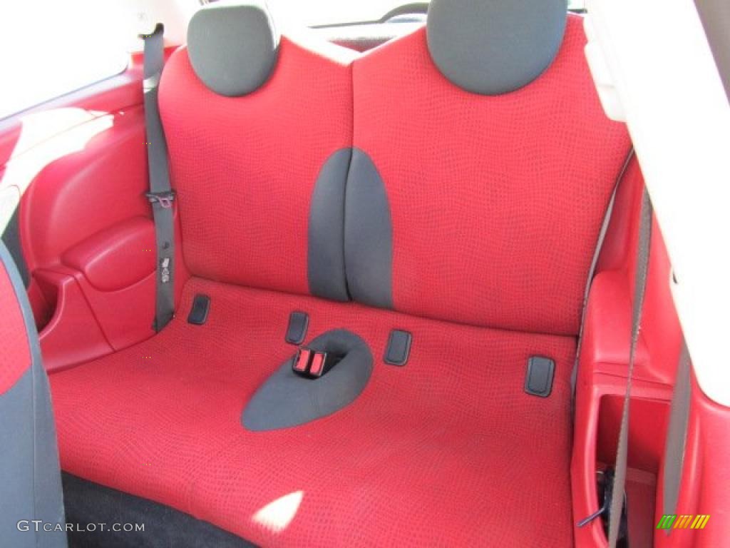 Tartan Red Interior 2002 Mini Cooper Hardtop Photo #39185155