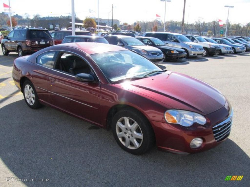 Deep Red Pearl 2004 Chrysler Sebring Coupe Exterior Photo #39185391