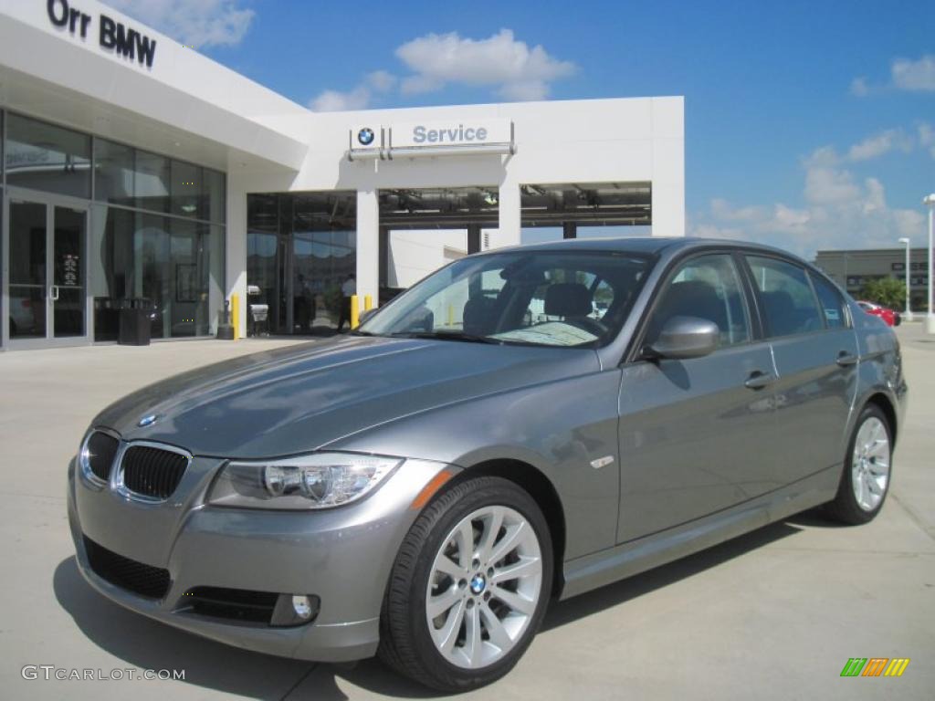 2011 3 Series 328i Sedan - Space Gray Metallic / Black photo #1