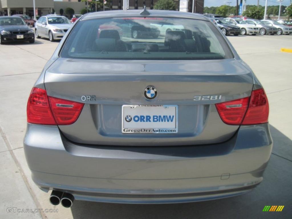 2011 3 Series 328i Sedan - Space Gray Metallic / Black photo #6
