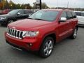 Inferno Red Crystal Pearl 2011 Jeep Grand Cherokee Overland 4x4 Exterior
