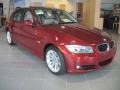 2011 Vermillion Red Metallic BMW 3 Series 328i Sedan  photo #2