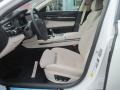 Oyster/Black 2011 BMW 7 Series 740Li Sedan Interior Color