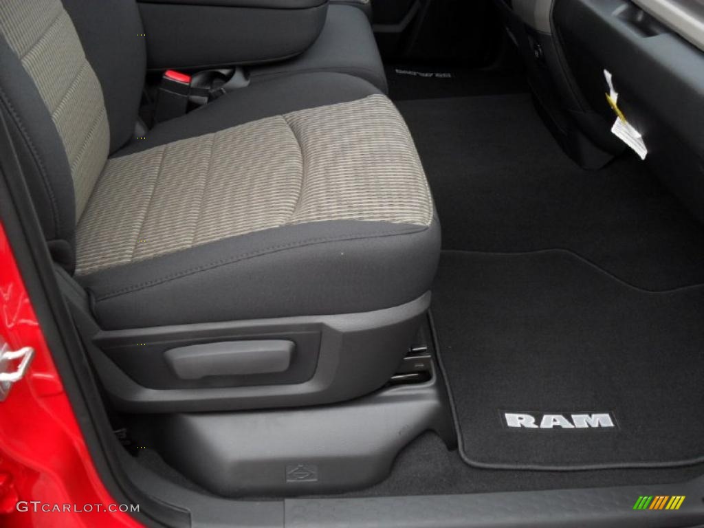Dark Slate Gray/Medium Graystone Interior 2011 Dodge Ram 1500 ST Quad Cab 4x4 Photo #39186744
