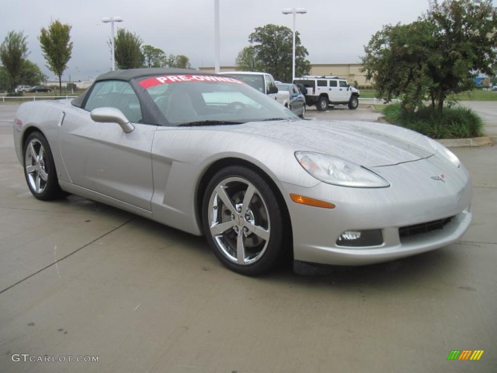Machine Silver Metallic 2006 Chevrolet Corvette Convertible Exterior Photo #39186839
