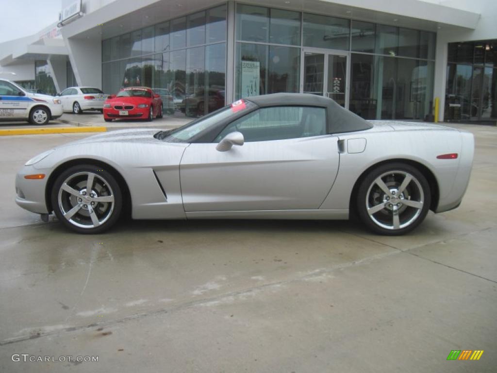 Machine Silver Metallic 2006 Chevrolet Corvette Convertible Exterior Photo #39186859
