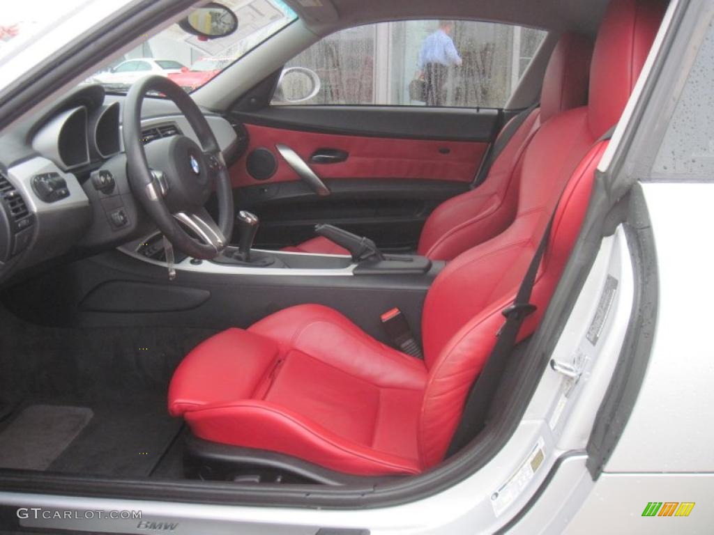 Dream Red Interior 2007 Bmw Z4 3 0si Coupe Photo 39187703 Gtcarlot Com