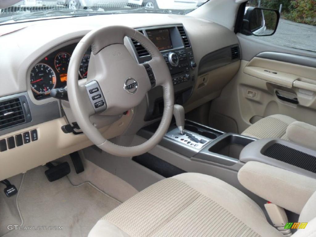 Almond Interior 2009 Nissan Armada SE Photo #39187771