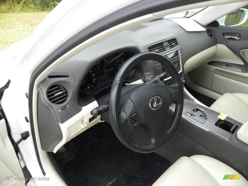 Light Gray Interior 2009 Lexus IS 250 Photo #39188011