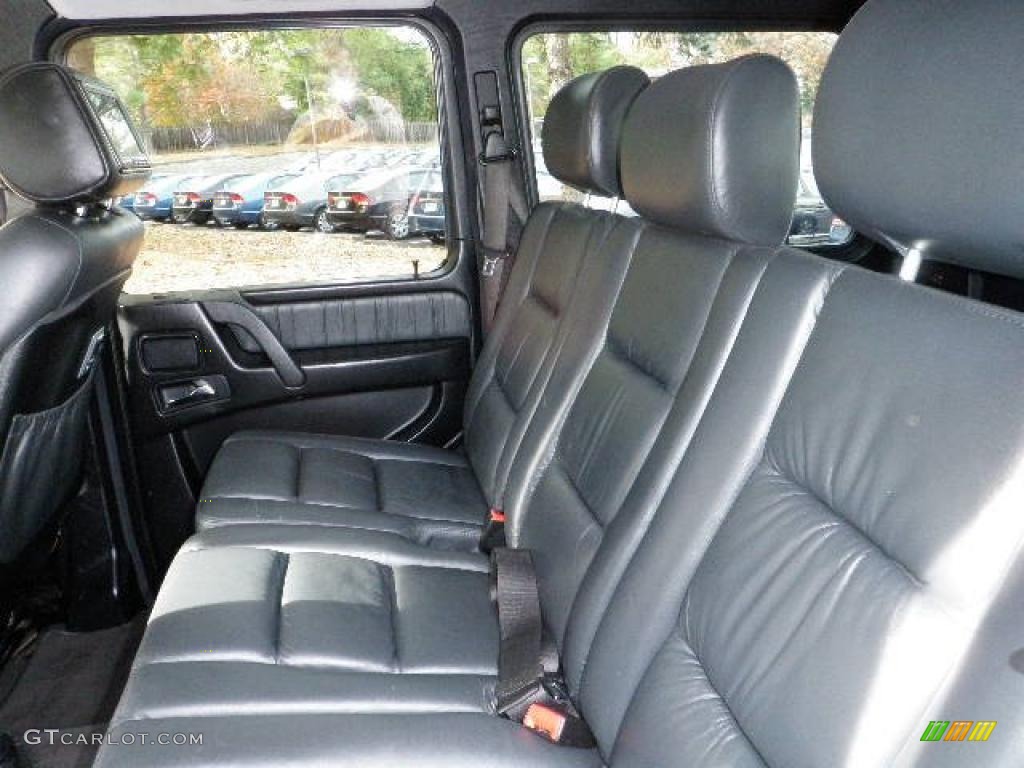 Charcoal Interior 2003 Mercedes-Benz G 55 AMG Photo #39188447