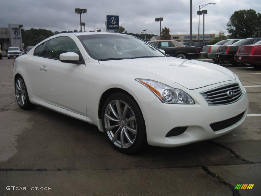 Ivory Pearl White 2008 Infiniti G 37 S Sport Coupe Exterior Photo #39188472