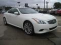 Ivory Pearl White 2008 Infiniti G 37 S Sport Coupe Exterior