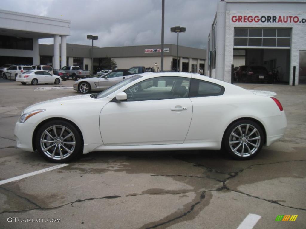 Ivory Pearl White 2008 Infiniti G 37 S Sport Coupe Exterior Photo #39188491