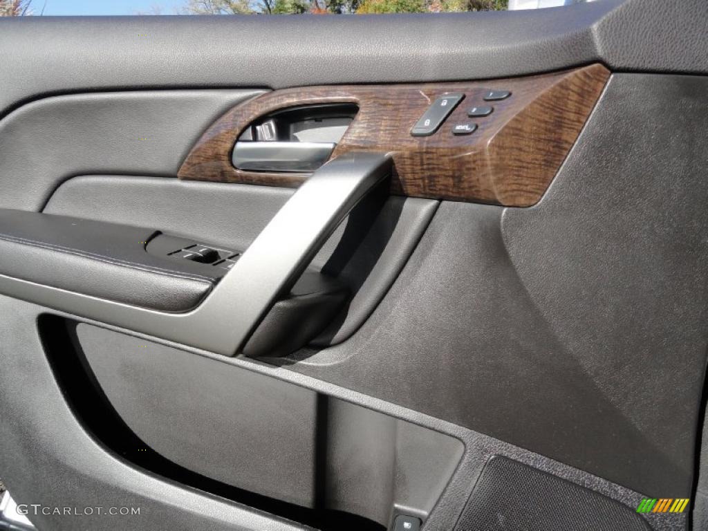 2010 Acura MDX Standard MDX Model Ebony Door Panel Photo #39188531