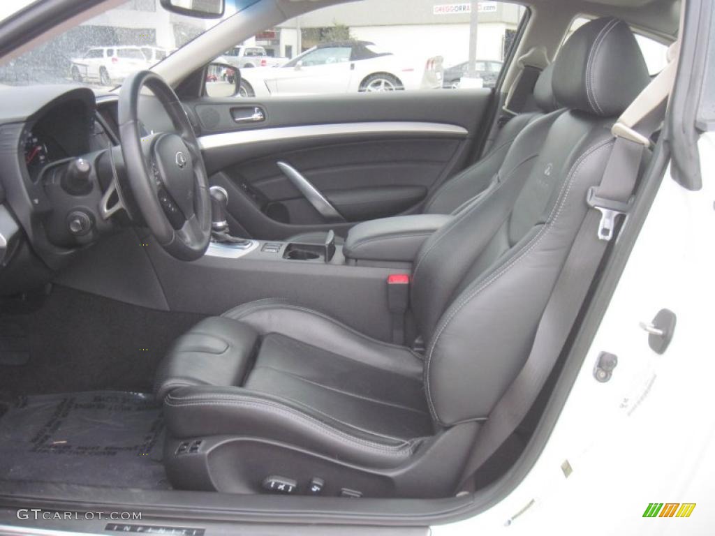 2008 G 37 S Sport Coupe - Ivory Pearl White / Graphite photo #8