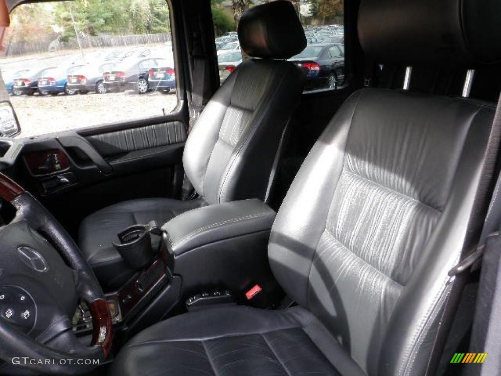 Charcoal Interior 2003 Mercedes-Benz G 55 AMG Photo #39188571