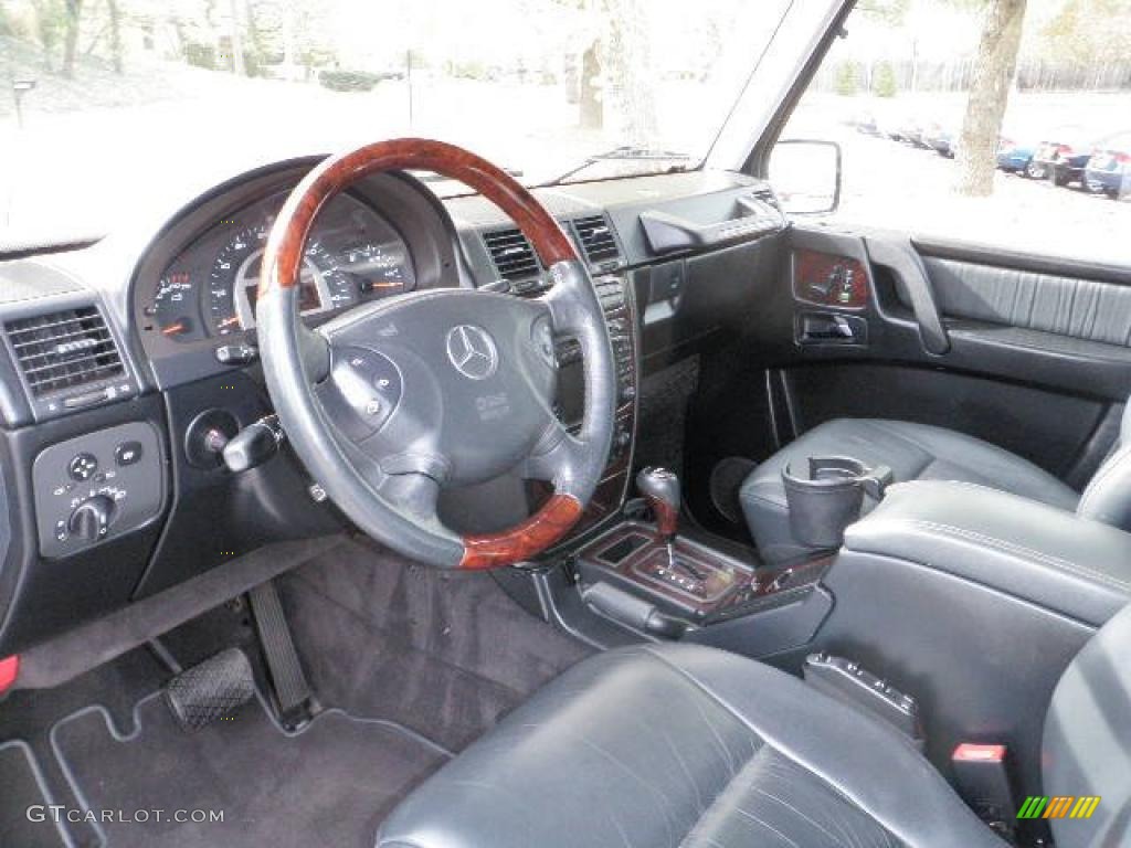 Charcoal Interior 2003 Mercedes-Benz G 55 AMG Photo #39188583