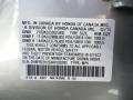 NH743MX: Palladium Metallic 2010 Acura MDX Standard MDX Model Color Code