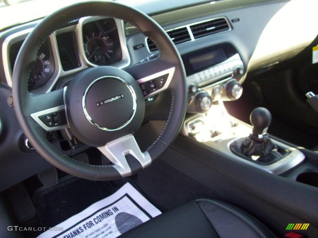 Black Interior 2011 Chevrolet Camaro LT/RS Coupe Photo #39188835