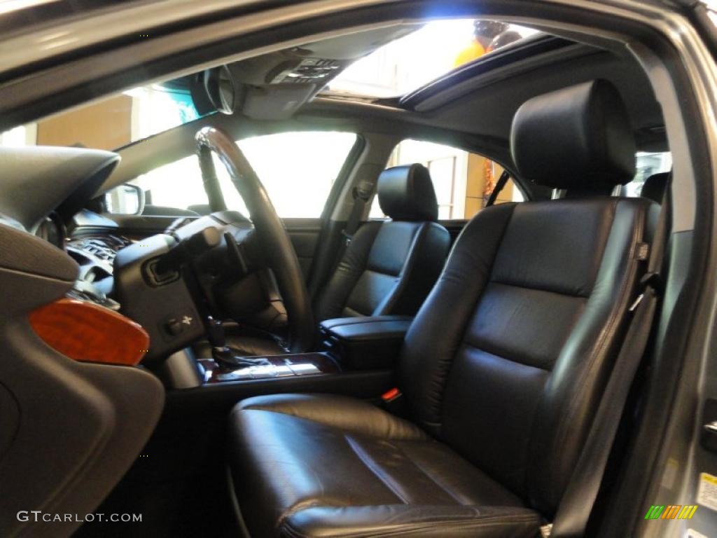 Ebony Interior 2009 Acura RL 3.7 AWD Sedan Photo #39188839