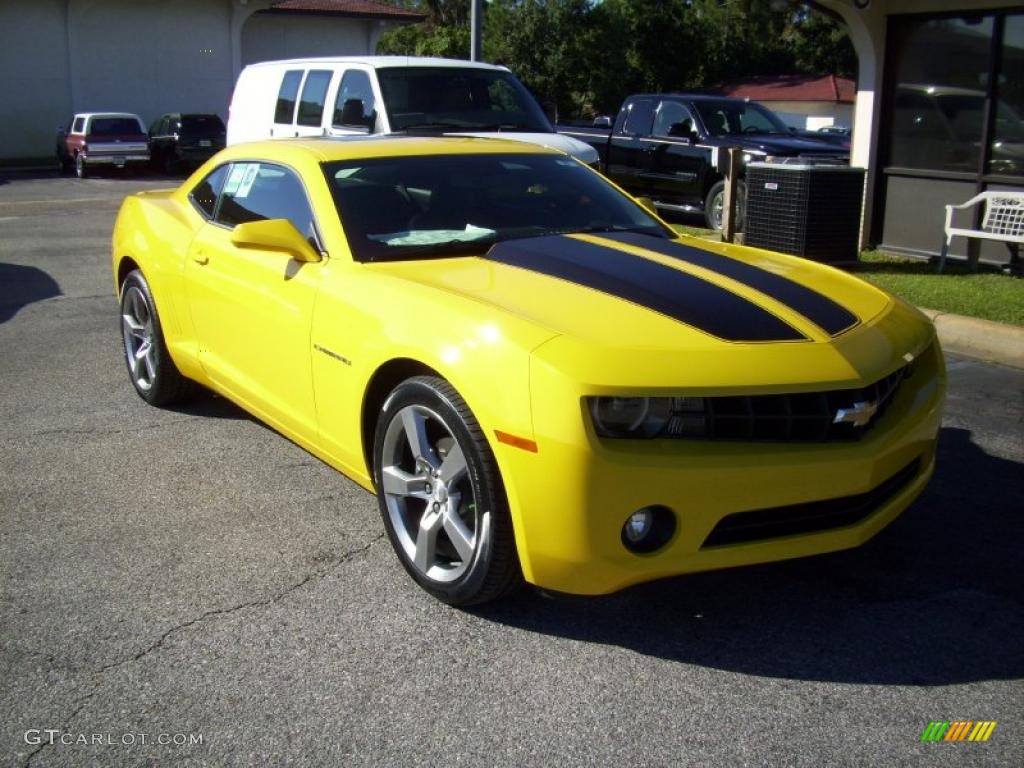 Rally Yellow 2011 Chevrolet Camaro LT/RS Coupe Exterior Photo #39188859