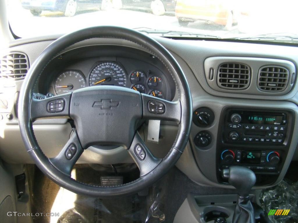 2002 TrailBlazer EXT LT 4x4 - Light Pewter Metallic / Dark Pewter photo #17
