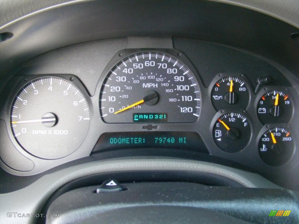 2002 Chevrolet TrailBlazer EXT LT 4x4 Gauges Photo #39189915