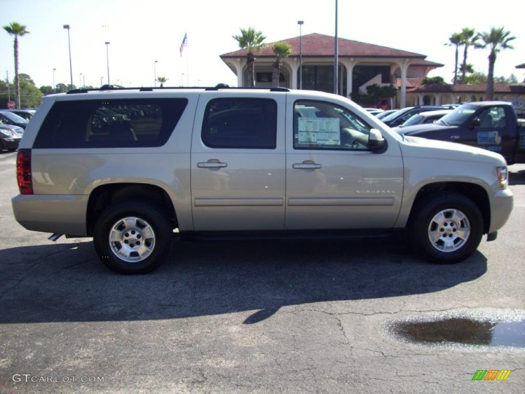 2011 Suburban LS - Gold Mist Metallic / Light Cashmere/Dark Cashmere photo #1