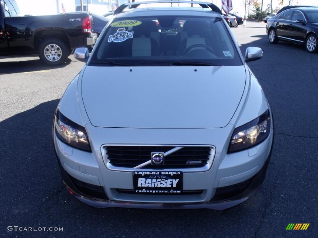 2009 C30 T5 R-Design - Cosmic White Metallic / R-Design Off Black/Cream photo #8