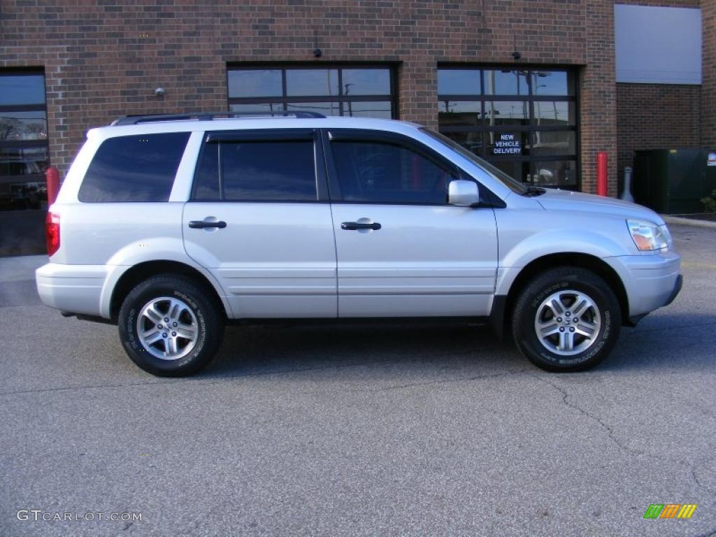 Starlight Silver Metallic 2003 Honda Pilot EX-L 4WD Exterior Photo #39191375