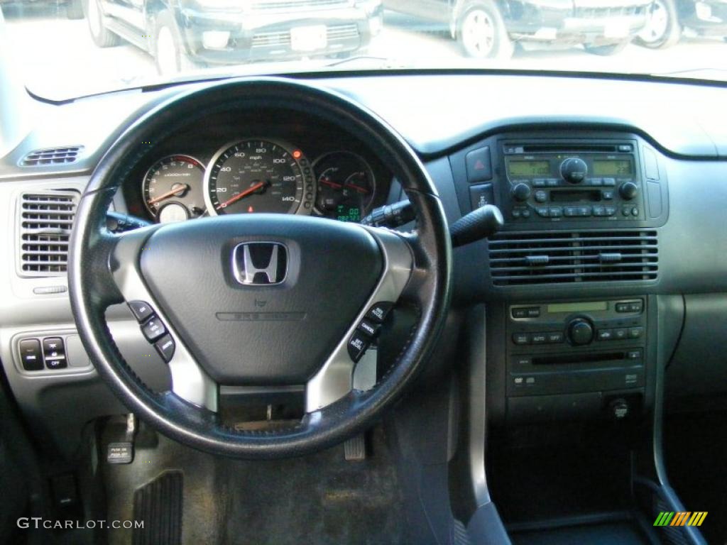 2003 Honda Pilot EX-L 4WD Gray Dashboard Photo #39191603