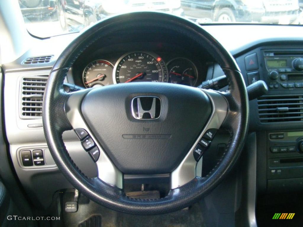 2003 Honda Pilot EX-L 4WD Gray Steering Wheel Photo #39191619