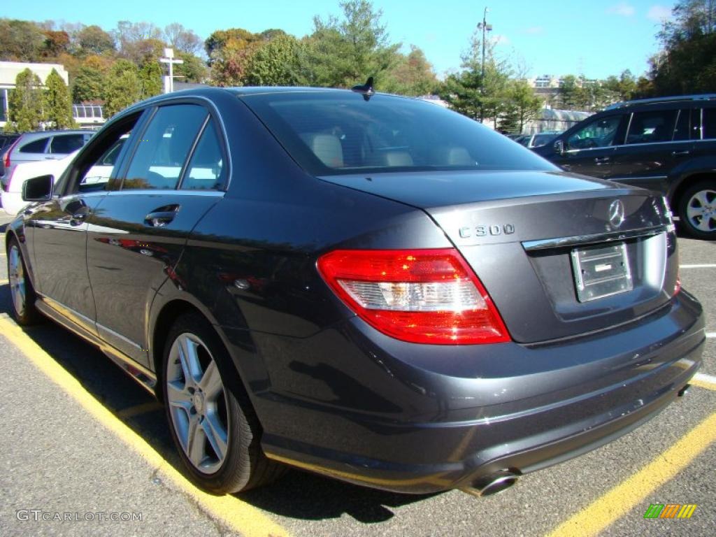 2010 C 300 Sport 4Matic - Steel Grey Metallic / Black photo #4