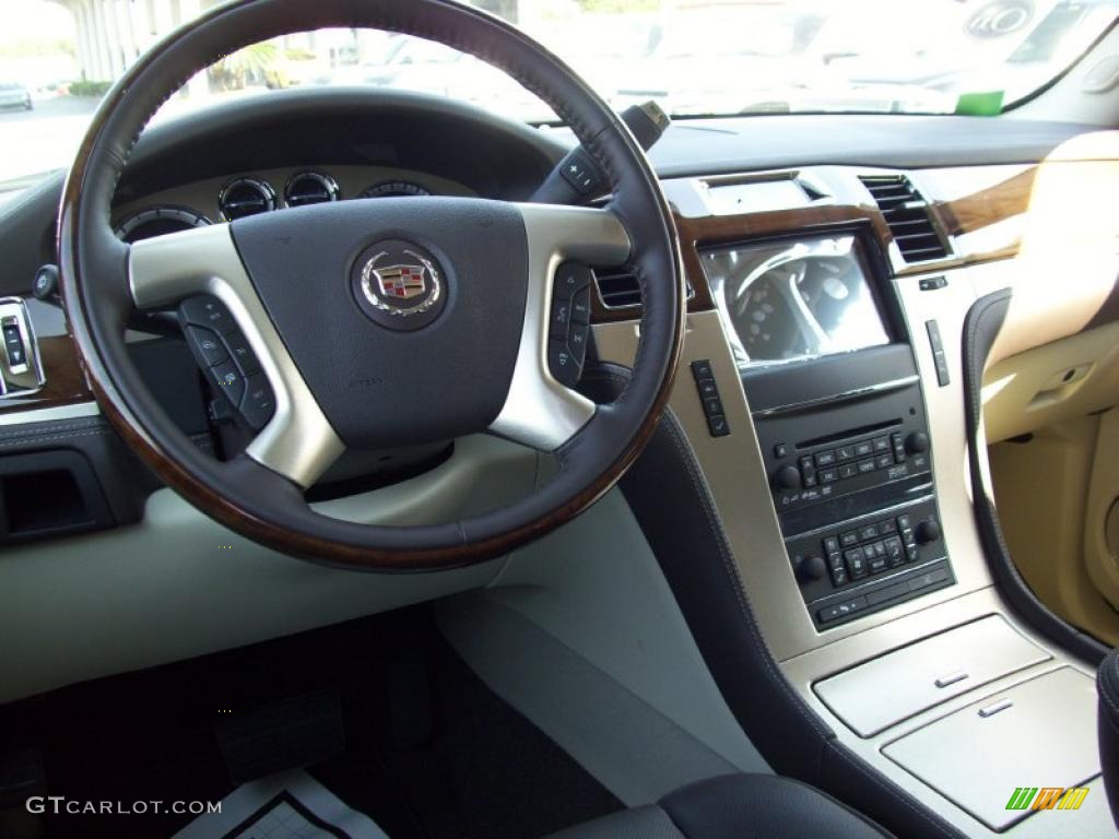 2011 Cadillac Escalade ESV Platinum AWD Cocoa/Light Linen Tehama Leather Dashboard Photo #39192551