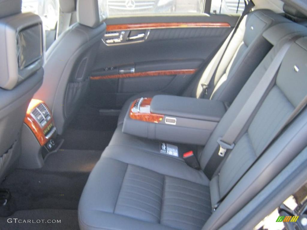 Black Interior 2010 Mercedes-Benz S 600 Sedan Photo #39192839