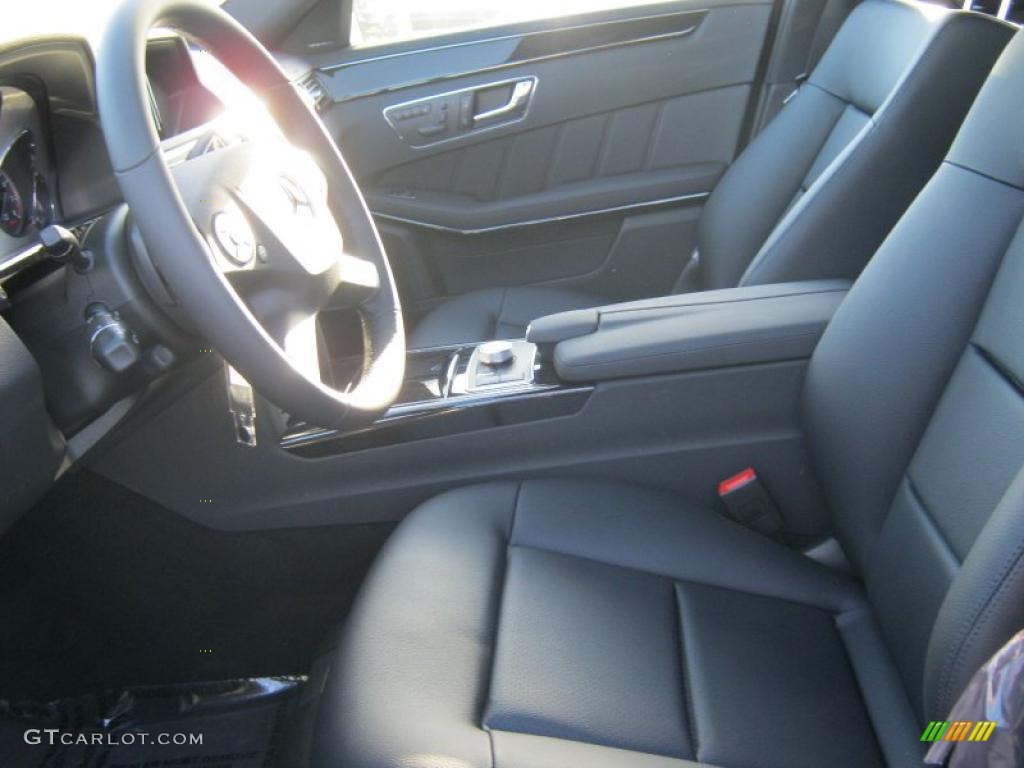 Black Interior 2011 Mercedes-Benz E 350 4Matic Wagon Photo #39193019