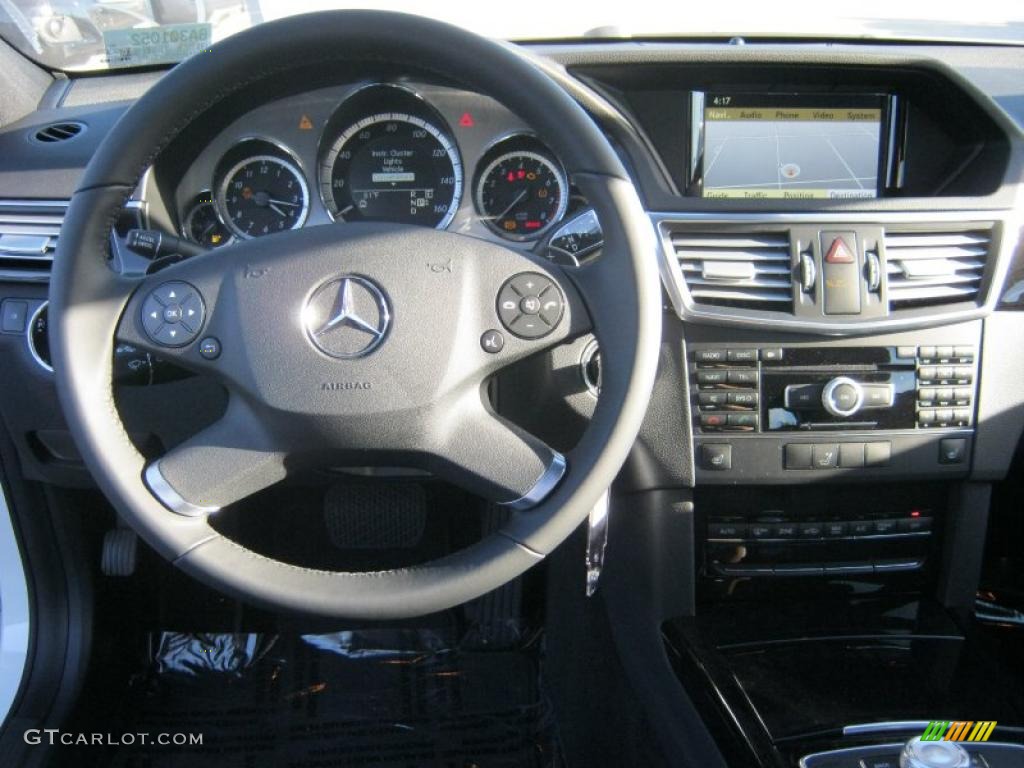 2011 Mercedes-Benz E 350 4Matic Wagon Black Dashboard Photo #39193031