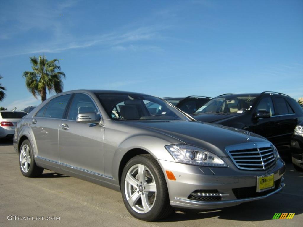 2011 S 550 Sedan - Paladium Silver Metallic / Grey/Dark Grey photo #1