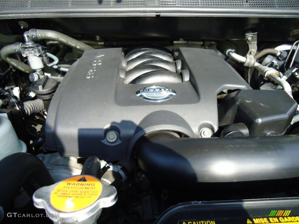 2004 Nissan Titan SE King Cab 5.6 Liter DOHC 32 Valve V8 Engine Photo #39193435