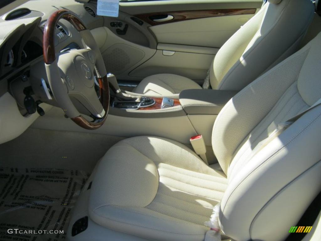 Stone Interior 2011 Mercedes-Benz SL 550 Roadster Photo #39193571
