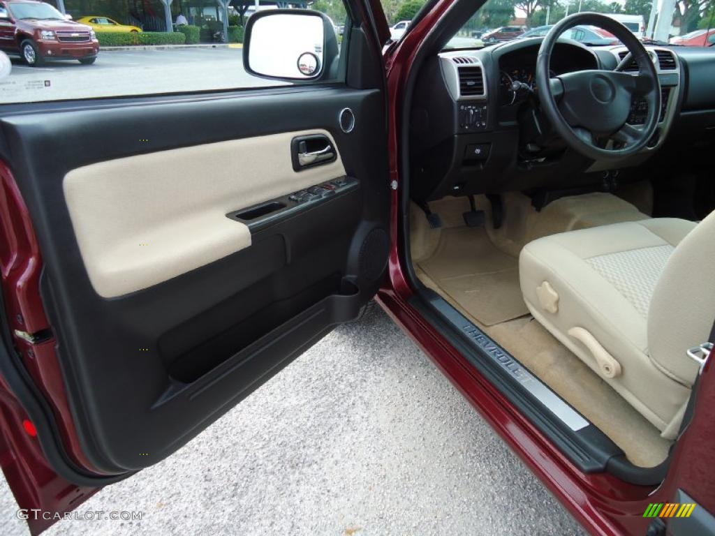 Light Cashmere Interior 2008 Chevrolet Colorado LT Crew Cab Photo #39193599