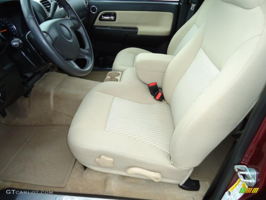 Light Cashmere Interior 2008 Chevrolet Colorado LT Crew Cab Photo #39193615