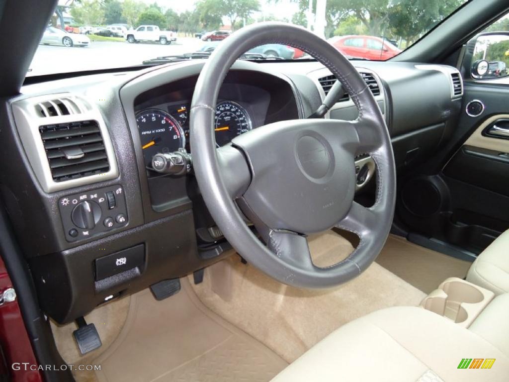 Light Cashmere Interior 2008 Chevrolet Colorado LT Crew Cab Photo #39193631