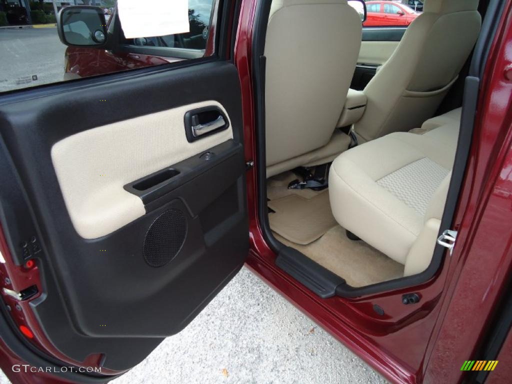 Light Cashmere Interior 2008 Chevrolet Colorado LT Crew Cab Photo #39193643